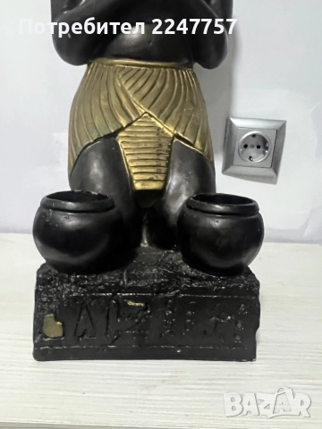 Фараон Тутанкамон 55 см, снимка 2 - Декорация за дома - 52976660