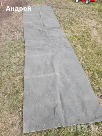 Стар брезентов плат,брезент #3, снимка 3 - Други ценни предмети - 49304541