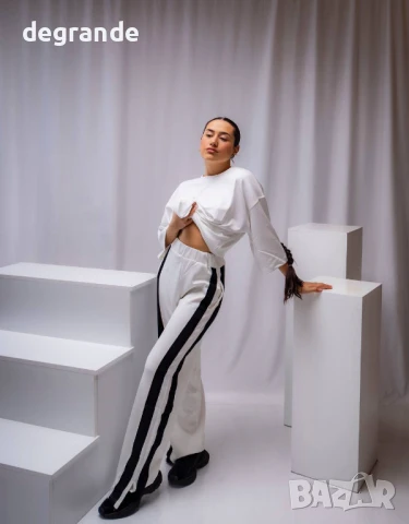 Бял дамски спортен комплект, снимка 4 - Спортни екипи - 50905510