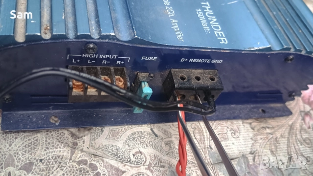 Усилвател THUNDER , снимка 2 - Ресийвъри, усилватели, смесителни пултове - 52186727