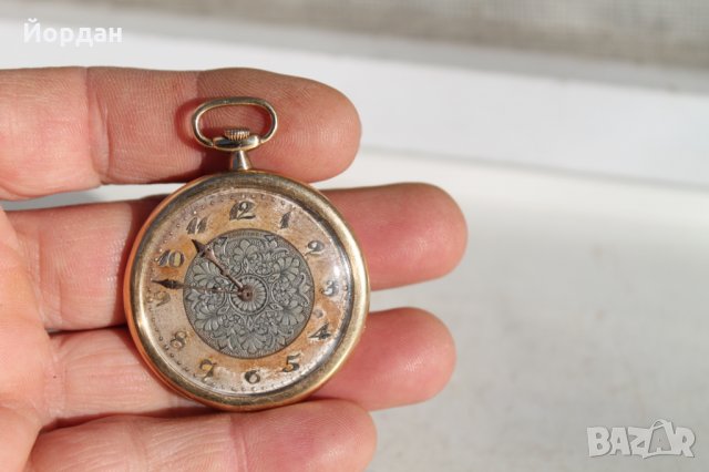 Златен джобен Лонгинес 18К 