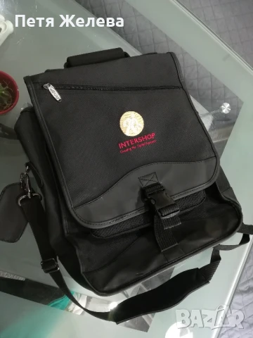 Чанта/ раница/-INTERSHOP-45/35/14см с дръжка за през рамо, снимка 2 - Чанти - 50724194