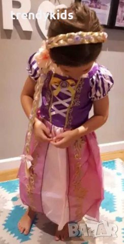 Рокля на Рапунцел !  Аксесоари,обувки!, снимка 3 - Детски рокли и поли - 29031271