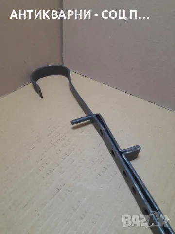 Соц Стара Ръчно Кована Кука За Закачане На Менци Араний., снимка 3 - Антикварни и старинни предмети - 48935559