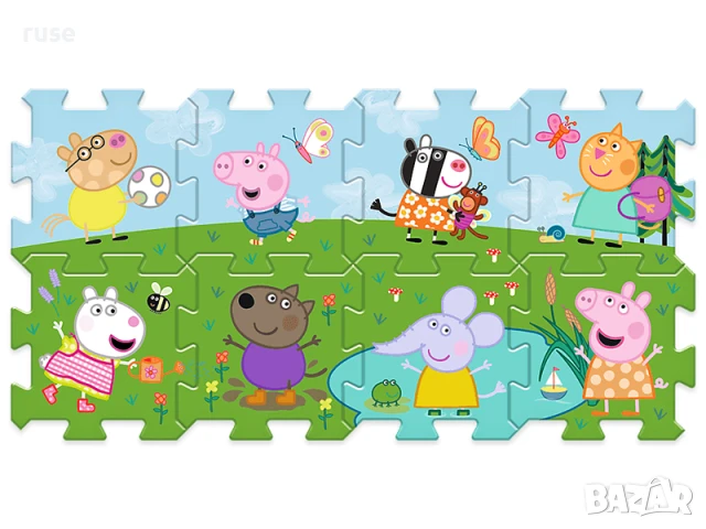 НОВИ! Пъзел постелка за игра Trefl – Peppa, Paw Patrol или Ариел, снимка 3 - Образователни игри - 50983513