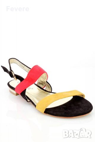 Разпродажба! Цветни равни сандали, снимка 3 - Сандали - 24693722