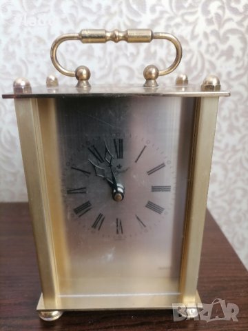 Месингов немски настолен часовник 