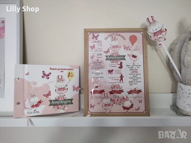 Покани, банер за рожден ден, Зайче балерина / Rabbit ballerina, снимка 4 - Покани - 53189588