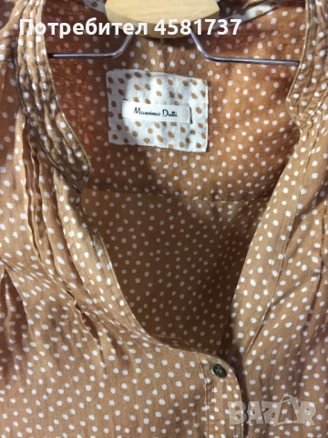 Риза Massimo Dutti, размер 38(М), снимка 8 - Ризи - 51878453