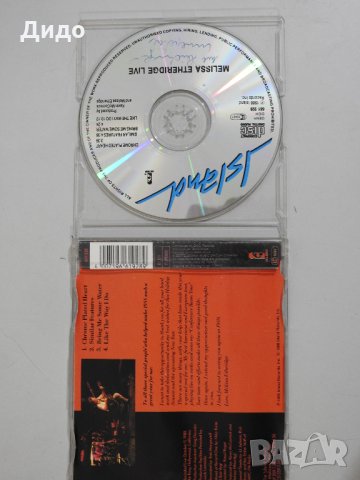 Melissa Etheridge LIVE, CD аудио диск, снимка 2 - CD дискове - 33327149