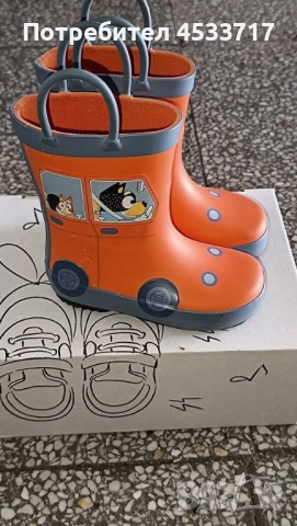 Детски гумени ботуши GEORGE, снимка 4 - Детски боти и ботуши - 52614018