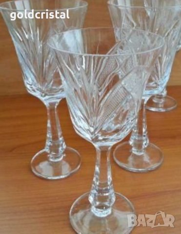 Кристални чаши Зорница , снимка 1 - Антикварни и старинни предмети - 43700989