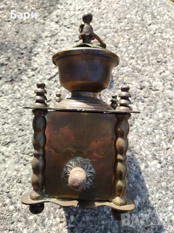 Белгийска бронзова мелачка за кафе и подправки