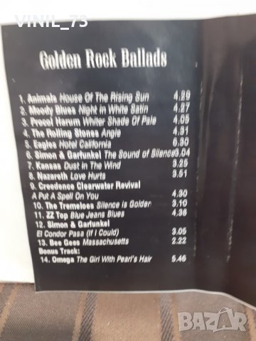 Golden Rock Ballads , снимка 4 - Аудио касети - 32257899