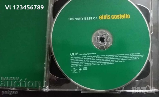 СД -Elvis Costello 'the very best ' incl.She - 2 CD МУЗИКА, снимка 3 - CD дискове - 27686265