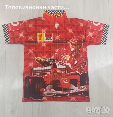 Винтидж ретро тениска Михаел Шумахер Michael Schumacher Schumi #1 World Champion Световен Шампион, снимка 3 - Тениски - 52061665