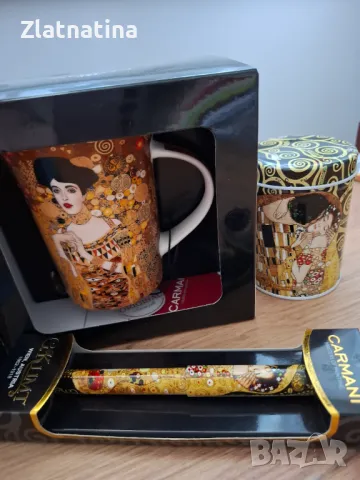 Лот на Gustav Klimt, снимка 4 - Чаши - 49243522