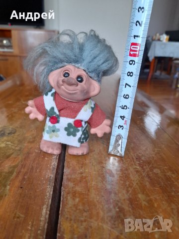Стара кукла Трол, снимка 4 - Други ценни предмети - 43353365