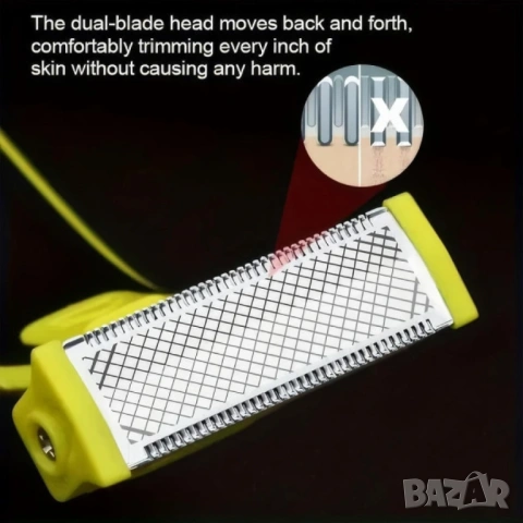 Самобръсначка за гладко тяло HYDROCUTER – безопасно бръснене без порязвания и раздразнения, снимка 2 - Тримери - 53046023