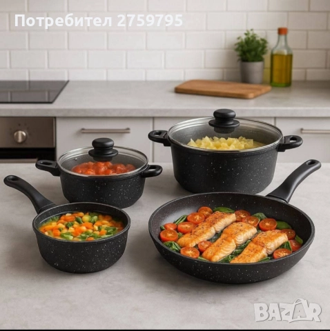 ТОП.2 бр. комплекти на цената на 1., снимка 2 - Съдове за готвене - 52341361