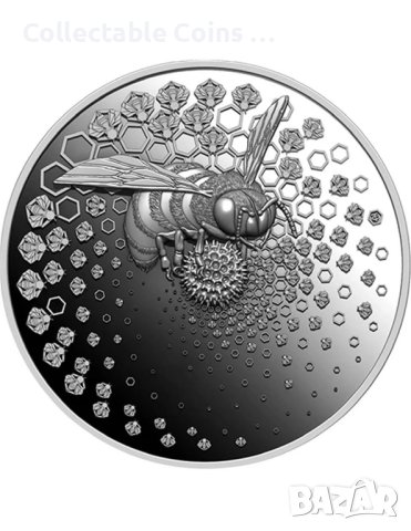 монета с пчела колекционерска , снимка 7 - Нумизматика и бонистика - 43528740