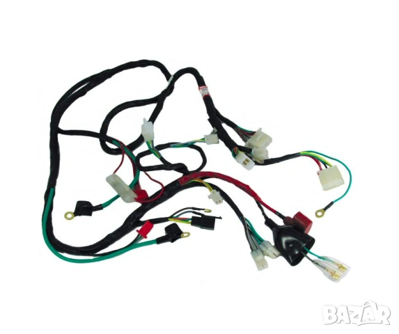 Електрическа инсталация на скутер с 10" колела