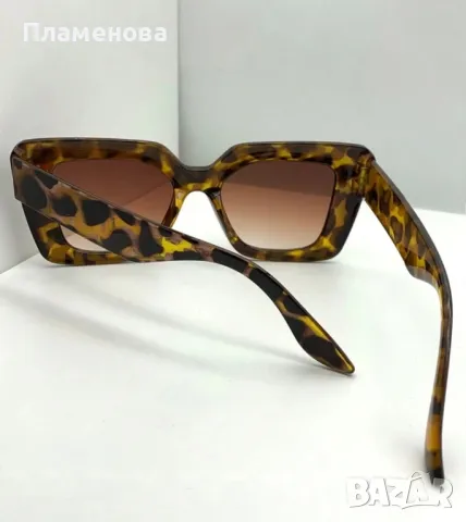 Дамски слънчеви очила с тигров принт, снимка 6 - Слънчеви и диоптрични очила - 49359370