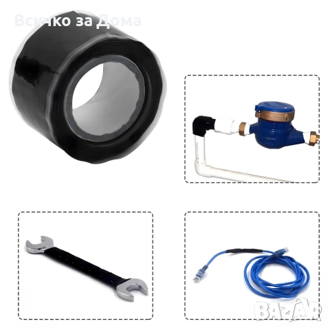 Самозалепваща се силиконова уплътнителна лента черна 25 мм x 3 м, снимка 2 - Други стоки за дома - 53212280