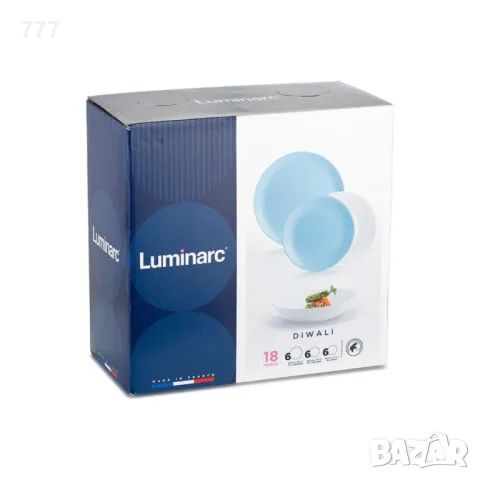 сервизи Luminarc 18 чинии сервиз, снимка 3 - Сервизи - 48936208