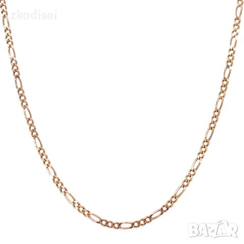 Златен синджир 2,91гр. 48,0см. 14кр. проба:585 модел:32129-1, снимка 2 - Колиета, медальони, синджири - 50533437