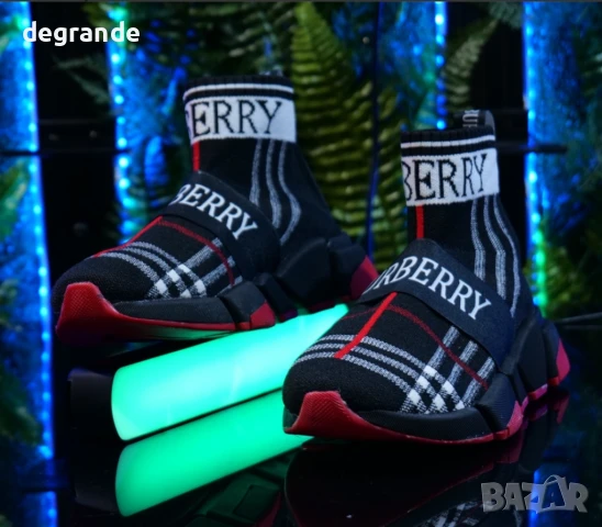 Маратонки Burberry цвят черно 36 37 38 39 40 41 42 