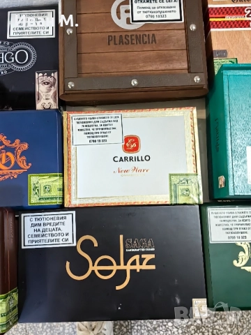 Дървени кутии от пури , снимка 6 - Табакери - 52235564