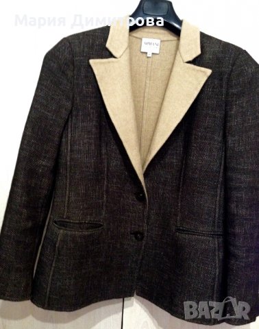 Armani Collezioni сако/ блейзер Вълна, снимка 7 - Сака - 38948285