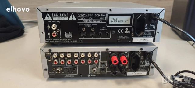 Ресивър и CD player Denon, DRA-102, DCD-F102, снимка 6 - Ресийвъри, усилватели, смесителни пултове - 53007564