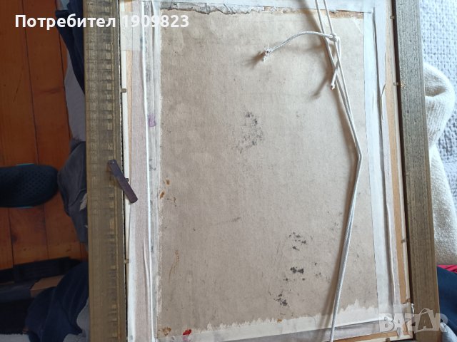 Стара маслена картина, снимка 4 - Картини - 43154443