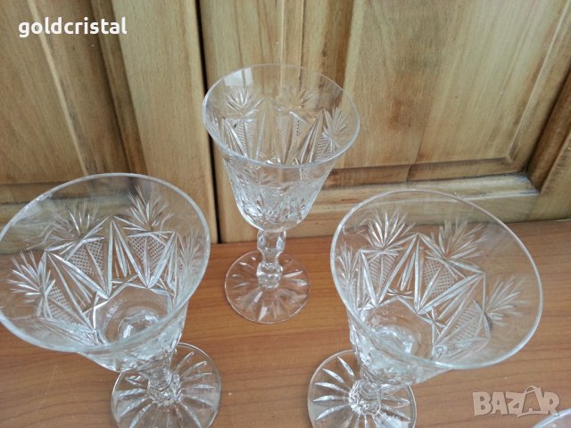кристални чаши , снимка 10 - Антикварни и старинни предмети - 28433554