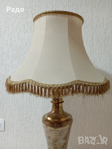 Комплект от две уникални много големи масивни бронзови лампи - лампа, снимка 5 - Антикварни и старинни предмети - 51471143