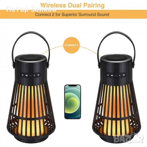 Безжичните LED високоговорител, снимка 4 - Bluetooth тонколони - 39409616