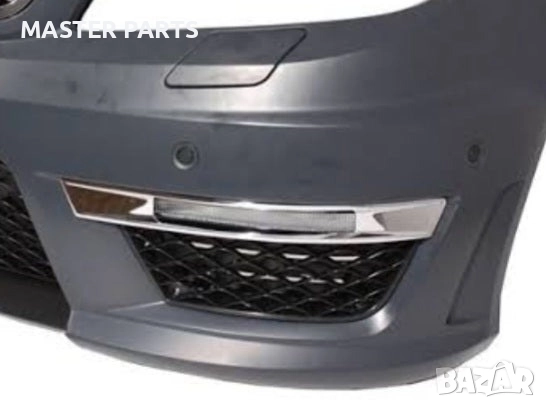 НОВИ DRL LED Дневни светлини за Mercedes W204 C63 AMG броня, снимка 5 - Части - 51948812
