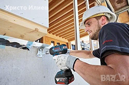 Гайковерт Ударен Акумулаторен Bosch Бош 18V 300Nm Батерия Pro Core 4Ah, снимка 6 - Други инструменти - 39384112