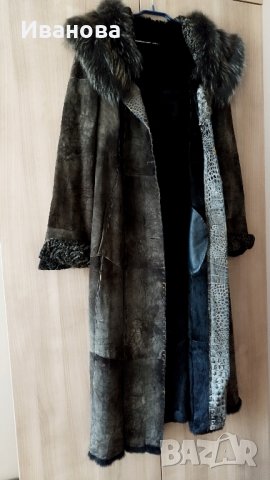 Дизайнерски Италиански Кожух, снимка 13 - Палта, манта - 43252373