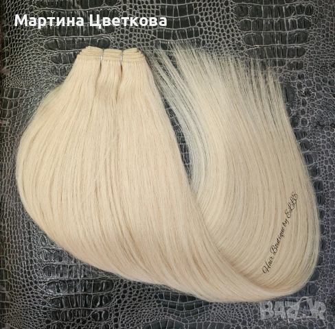 100 % Естествена РЕМИ коса , снимка 4 - Аксесоари за коса - 53536600