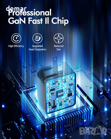 Yoocas USB C PD зарядно устройство 65 W и 67 W, снимка 6 - Друга електроника - 44895999