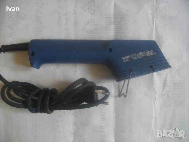 45W 50mm STEINEL STYROFIX 2000 НЕМСКИ ЕЛЕКТРИЧЕСКИ НОЖ ЗА РЯЗАНЕ НА СТИРОПОР ДЕБЕЛИНА 50мм ОТЛИЧЕН