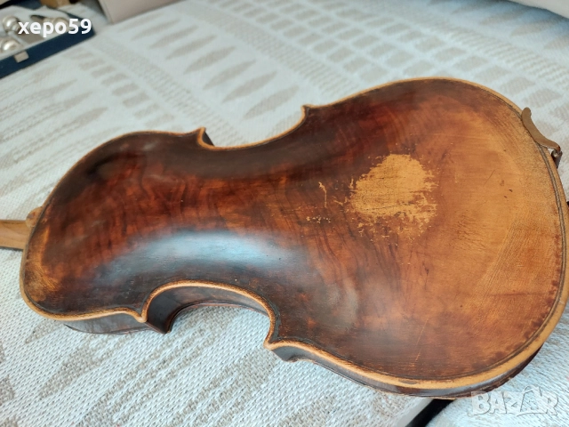 Стара немска цигулка, 1843 година, 1 000 €, снимка 6 - Струнни инструменти - 52537840