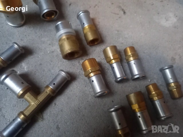 Месингови ПРЕС фитинги за бяла тръба, снимка 4 - ВИК - 39739087