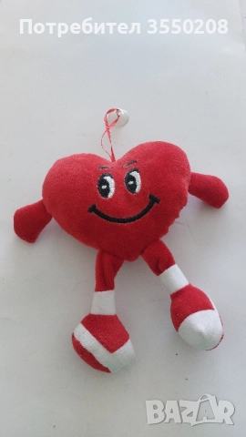 сърце плюшена играчка