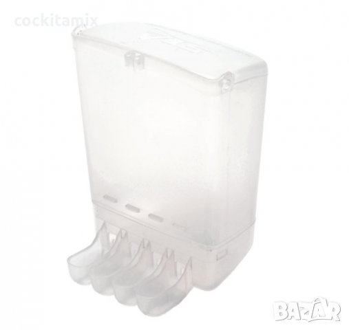 Хранилка четворна  mm 80 / 80 / h110 капацитет 200gr