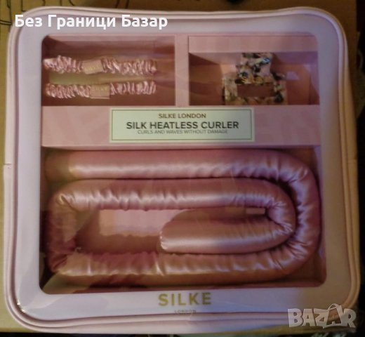 Нов SILKE London инструмент за Здрави Къдрици Букли без Топлина, Луксозен Копринен комплект за коса , снимка 8 - Други - 43420775