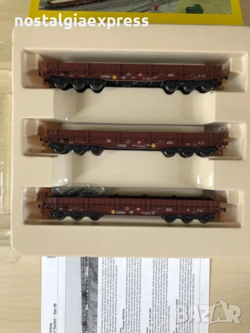 Brawa wagen set Piko compatible / Брава сет платформи вагони съвместими с Пико , снимка 2 - Колекции - 27994801